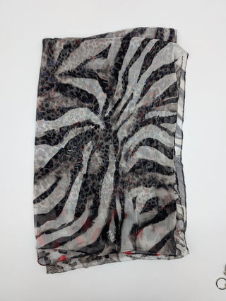 Multi Pattern Silk Scarf