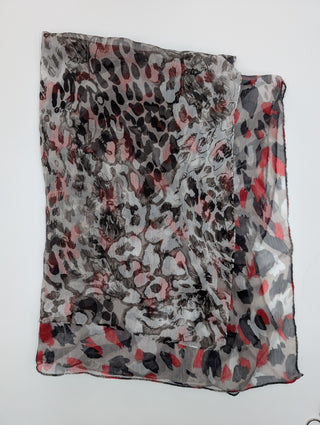 Multi Pattern Silk Scarf
