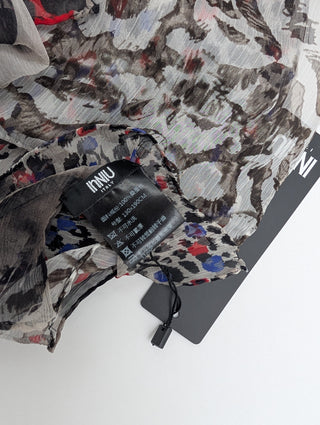 Multi Pattern Silk Scarf