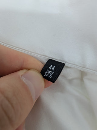 White Cotton Tuxedo Shirt