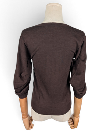 Brown Button Up Cardigan