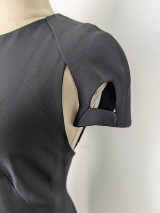 Black Dress With Cut Out Details