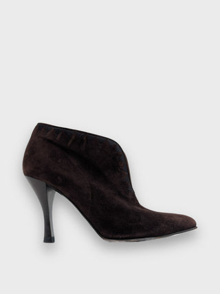 Hermès Brown Suede Ankle Boots
