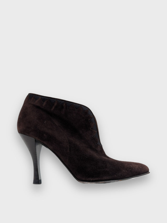 Hermès Brown Suede Ankle Boots