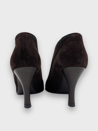 Hermès Brown Suede Ankle Boots, view 3