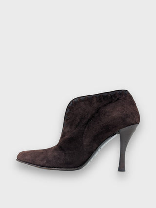 Hermès Brown Suede Ankle Boots, view 5