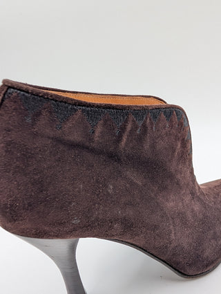 Hermès Brown Suede Ankle Boots, view 7