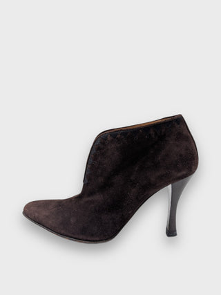 Hermès Brown Suede Ankle Boots, view 9