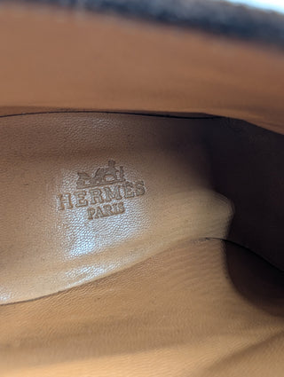 Hermès Brown Suede Ankle Boots, view 12