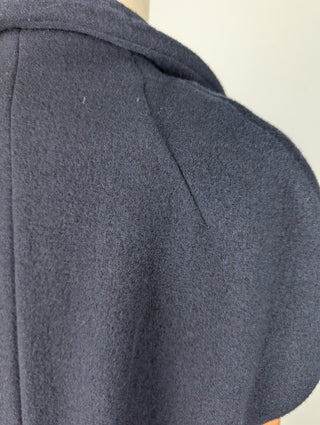 Navy Sleeveless Coat