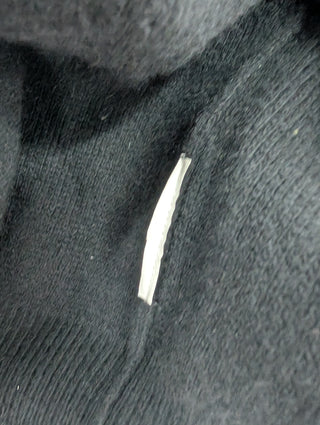 Black Open Jacket With Bedazzled Rim