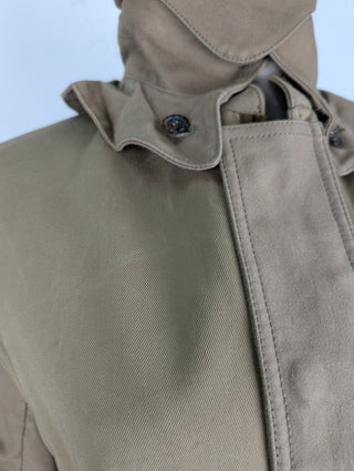 Celine By Phoebe Philo Khaki Cotton Oversized Coat