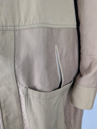 Celine By Phoebe Philo Khaki Cotton Oversized Coat