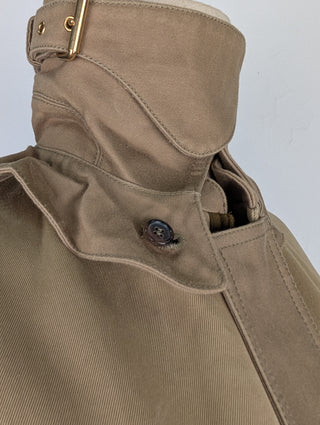 Celine By Phoebe Philo Khaki Cotton Oversized Coat