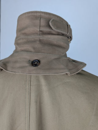Celine By Phoebe Philo Khaki Cotton Oversized Coat