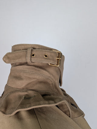 Celine By Phoebe Philo Khaki Cotton Oversized Coat
