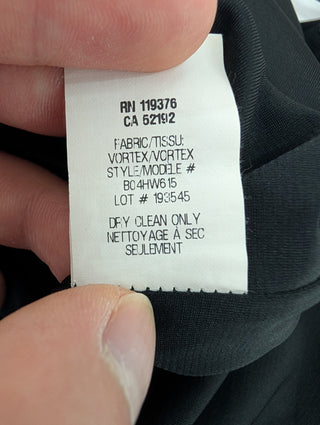 Black Cap Shoulders Sleeveless Dress