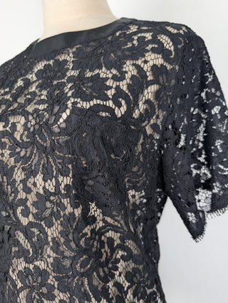 Black Floral Top