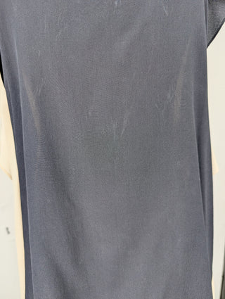 Black And White Silk Top