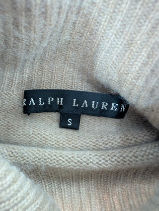 Beige Knit Sweater With Brand Logo
