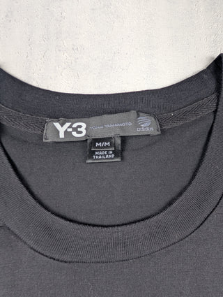 Black Top With Quilted Chest On One Side
