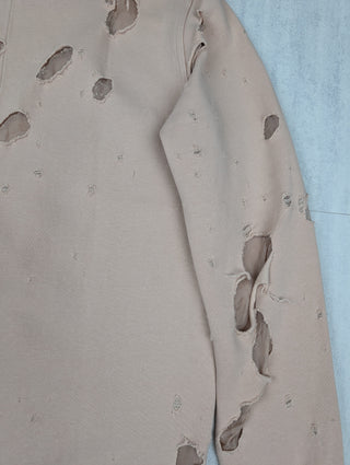 Pink Distressed Sweatshirt