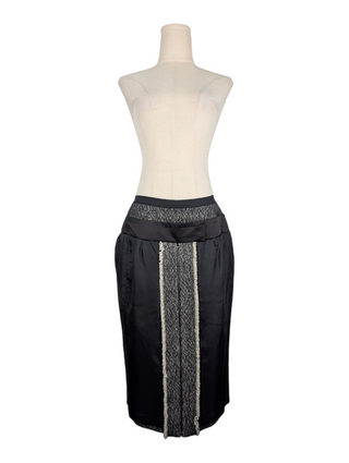 Black Wool Two-Piece Set