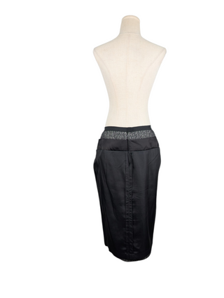 Black Wool Two-Piece Set