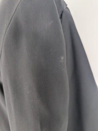 Black Long Sleeve Dress With Back Flap