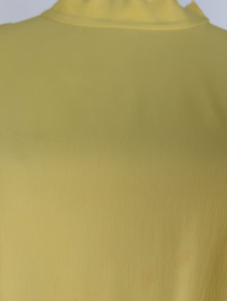 Yellow Summer Dress With One Pocket