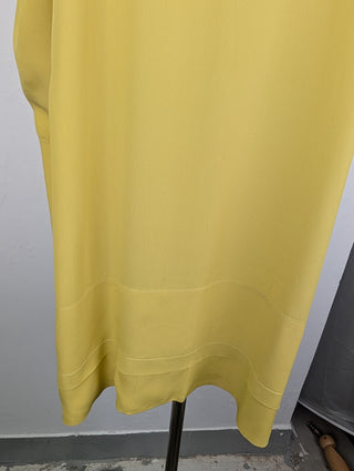 Yellow Summer Dress With One Pocket