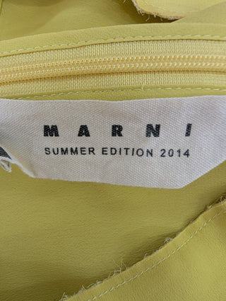 Yellow Summer Dress With One Pocket