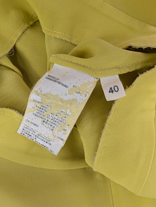 Yellow Summer Dress With One Pocket