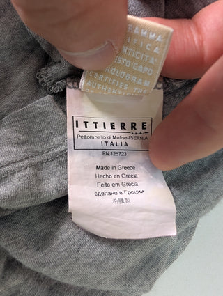 Grey Vintage Galliano Top With "Rip It" Print