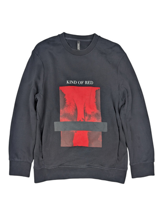 Black Sweatshirt With Red Print