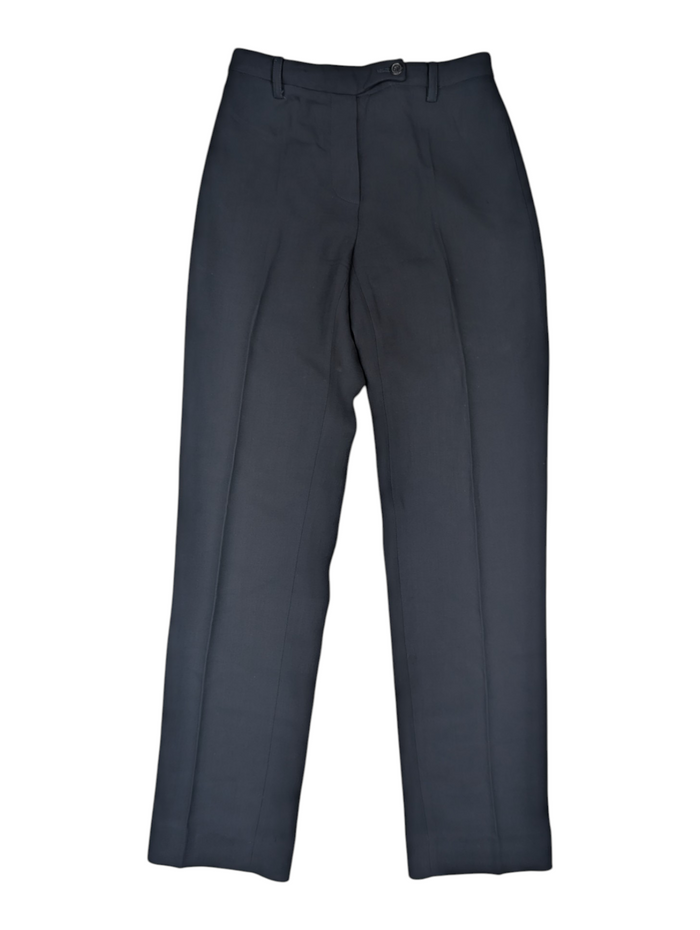 Black Tailored Wool Pants