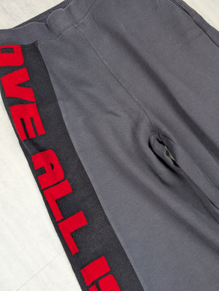 Dark Grey "All Is Love" Sweatpants