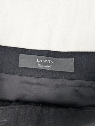 Black Wool Skirt