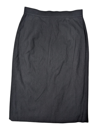 Black Wool Skirt