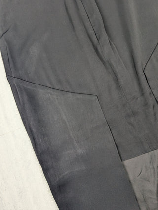 Black Skirt With Line Details