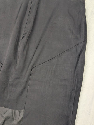 Black Skirt With Line Details