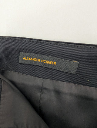 Black Skirt With Line Details