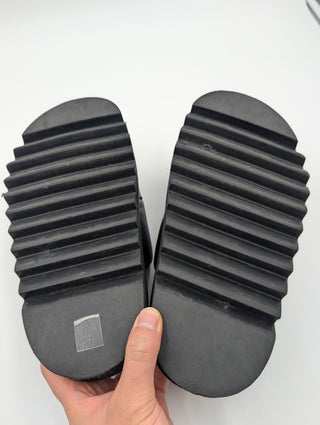 Black Embellished Sandals
