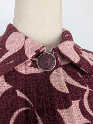 Versus Pink Wool Jacket With Pattern Detail, view 3