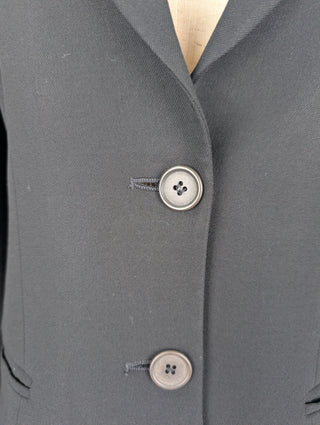 Emporio Armani Black Wool Blazer, view 3