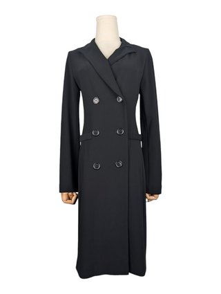 Kathleen Madden Black Double Breasted Coat