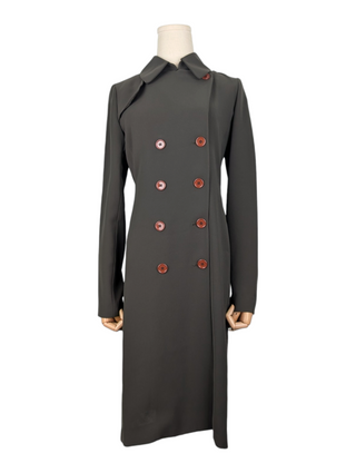 Kathleen Madden Green Double Breasted Coat