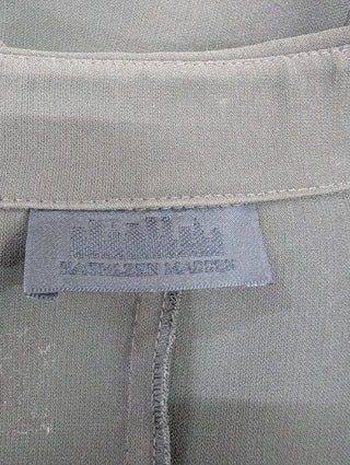 Kathleen Madden Green Double Breasted Coat, view 6
