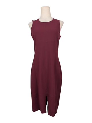 Versus Burgundy Wool Sleeveless Dress