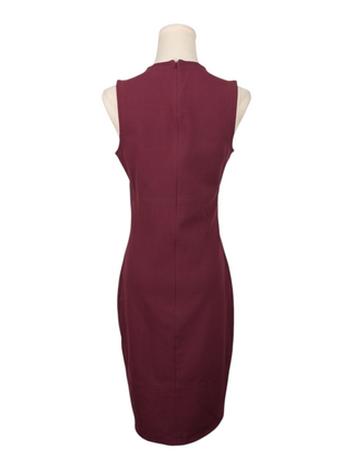 Versus Burgundy Wool Sleeveless Dress, view 2